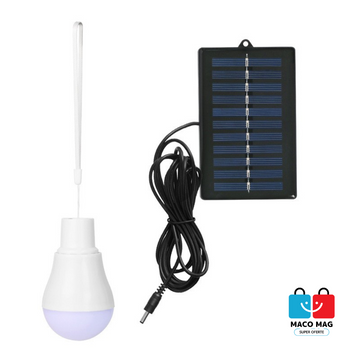 BEC PORTABIL CU PANOU SOLAR, UTILIZARE EXTERIOR/INTERIOR, 3.6V, 400 MAH, 6.2 X 10 CM, ALB RECE