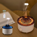 Umidificator Vulcan alb, cu telecomandă și aromaterapie – perfect pentru un aer curat și o atmosferă relaxantă