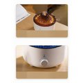 Umidificator Vulcan alb, cu telecomandă și aromaterapie – perfect pentru un aer curat și o atmosferă relaxantă