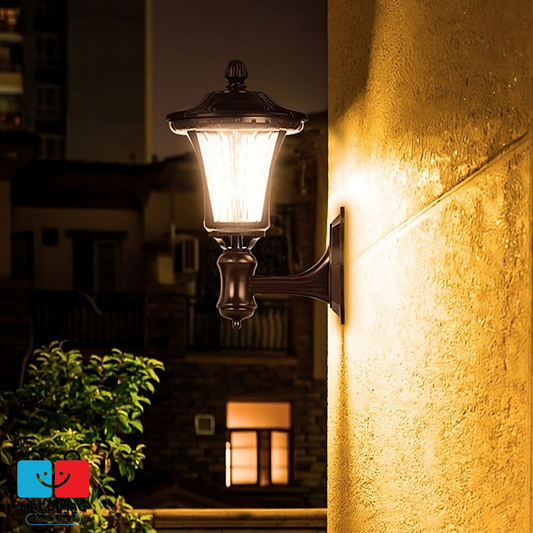 LAMPA SOLARA CU PRINDERE DE PERETE, TIP FELINAR, LUMINA ALB CALD